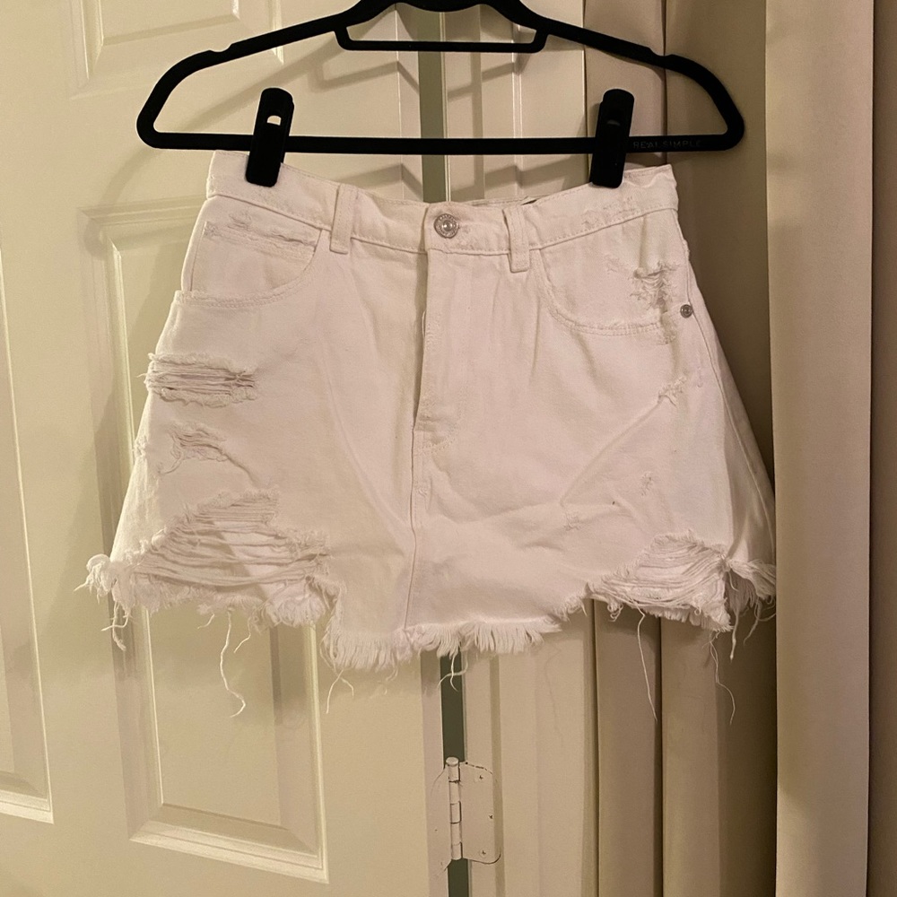 Zara white skort